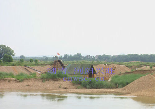 采金船 沙洲 作業